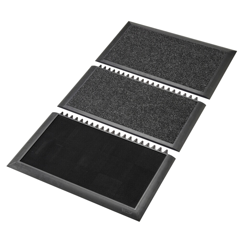 Tappeto cattura-sporco NoTrax Sani-Master™, elemento di espansione, disinfettante, LaxLu 914 x 475 mm, antracite/nero Immagine del prodotto: Tappeto cattura-sporco NoTrax Sani-Master™, elemento di espansione, disinfettante, LaxLu 914 x 475 mm, antracite/nero