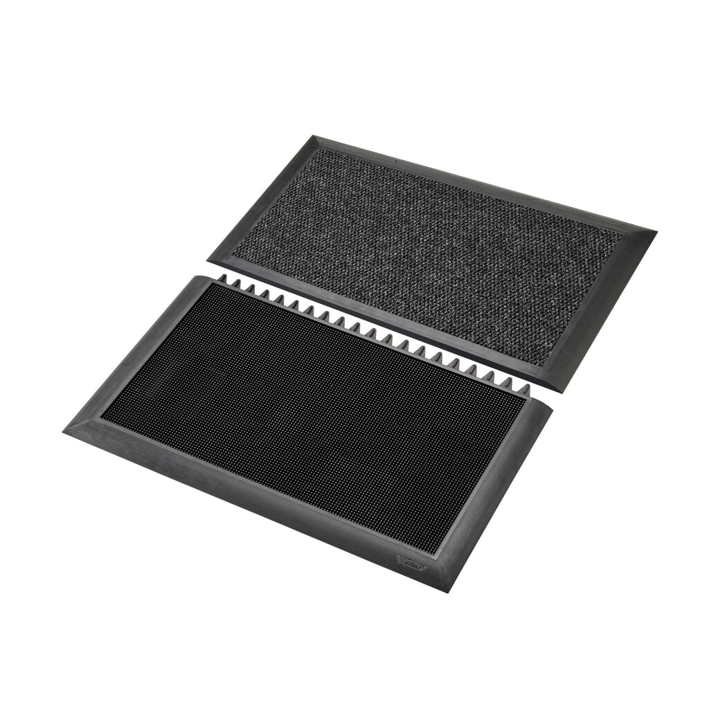 Tappeto cattura-sporco NoTrax Sani-Master™, disinfettante, LaxLu 914 x 1.050 mm, antracite/nero Immagine del prodotto n. 2: Tappeto cattura-sporco NoTrax Sani-Master™, disinfettante, LaxLu 914 x 1.050 mm, antracite/nero