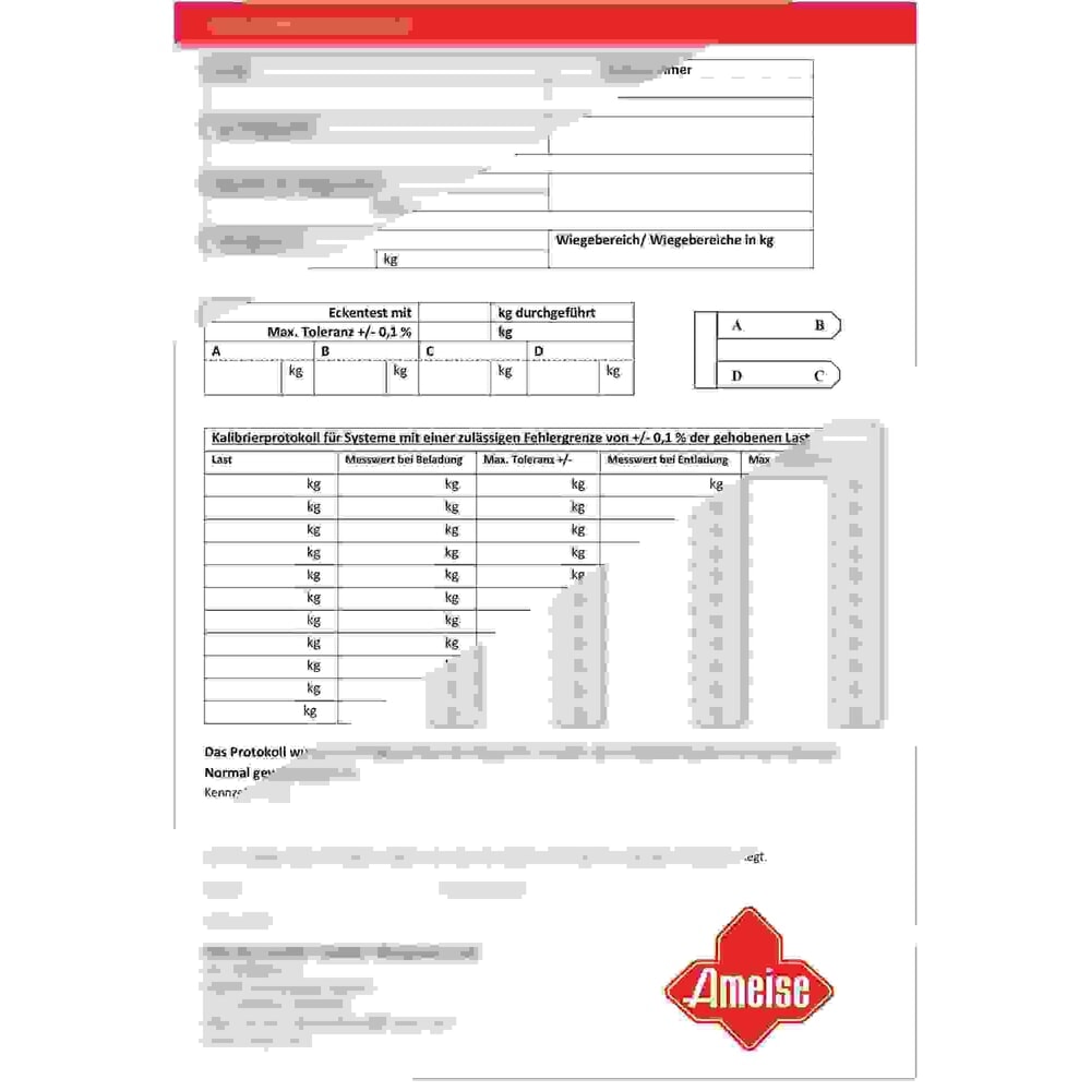 Immagine del prodotto: Opzione Certificato di regolazione per transpallet con bilancia Ameise® PTM 2.0 Scale/Scale+/Scale con display touch