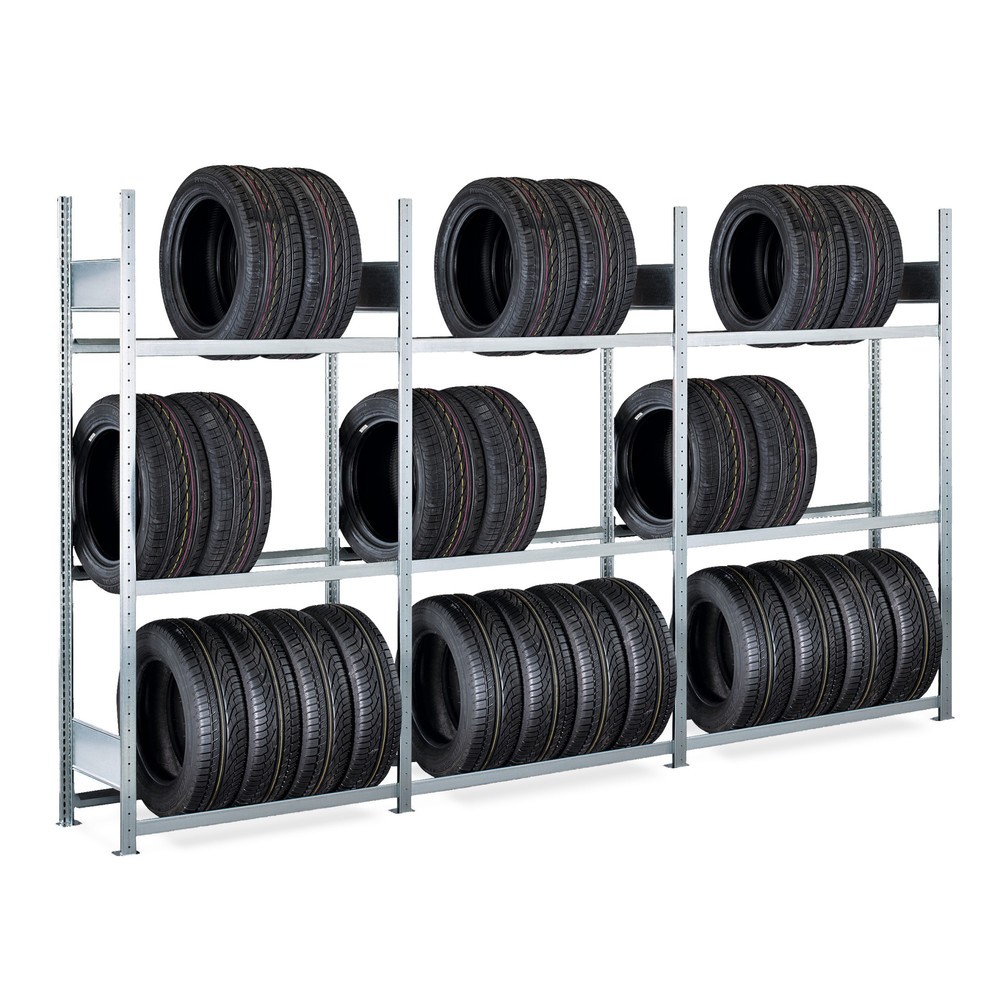 Immagine del prodotto: Pacchetto completo scaffalatura pneumatici SCHULTE, HxLxP 2.000 x 3.000 x 400 mm