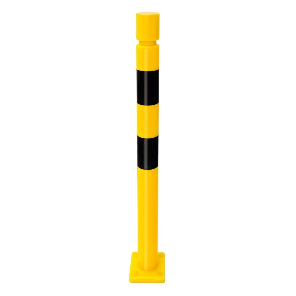Paletto anticollisione MORAVIA FLEX, in TPU, da tassellare, AxØ 1.000 x 80 mm, giallo-nero Immagine del prodotto n. 8: Paletto anticollisione MORAVIA FLEX, in TPU, da tassellare, AxØ 1.000 x 80 mm, giallo-nero