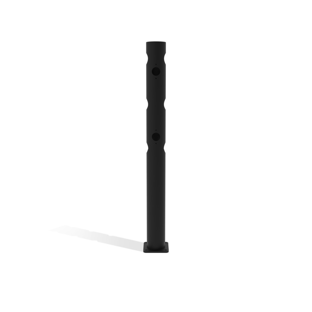 Immagine del prodotto n. 3: Paletto centrale sportello incernierato per parapetto di sicurezza "Delta", Ø 110 mm, altezza 1.200 mm, 90°