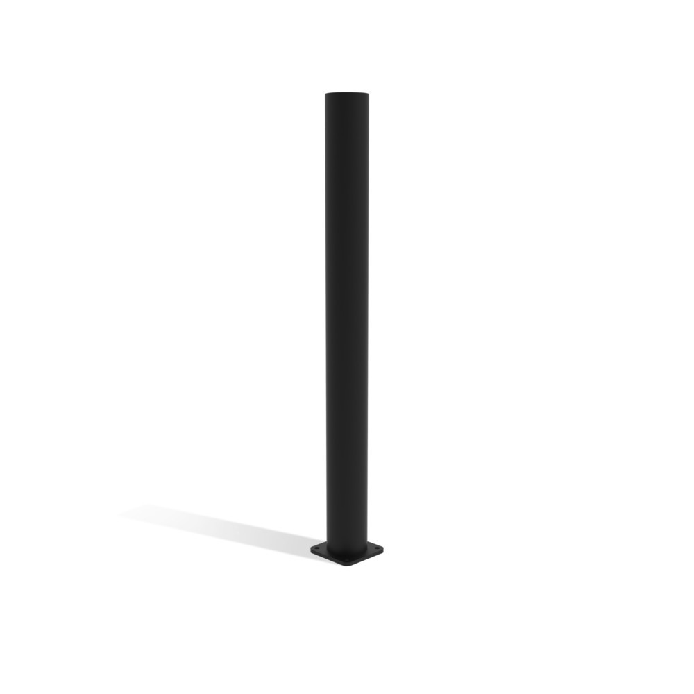 Immagine del prodotto n. 4: Paletto finale sportello incernierato per parapetto di sicurezza "Delta", Ø 110 mm, altezza 1.200 mm, 90°, destra