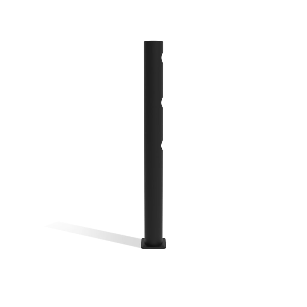 Immagine del prodotto n. 5: Paletto finale sportello incernierato per parapetto di sicurezza "Delta", Ø 110 mm, altezza 1.200 mm, 90°, destra