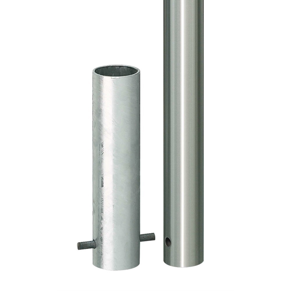 Immagine del prodotto n. 1: Paletto in acciaio inox MORAVIA MILANO, da cementare, AxØ 925 (+260) x 102 mm