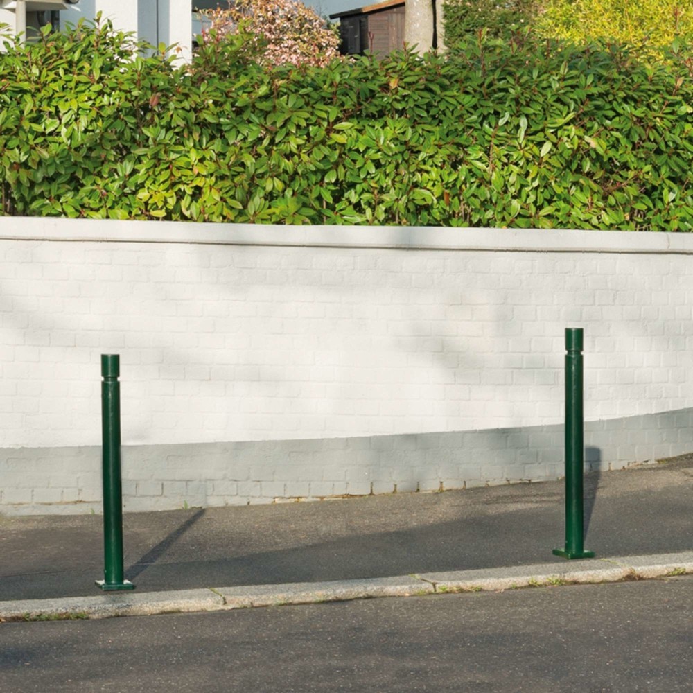 Immagine del prodotto n. 3: Paletto MORAVIA CITY FLEX, da tassellare, in TPU, AxØ 1.000 x 80 mm, verde