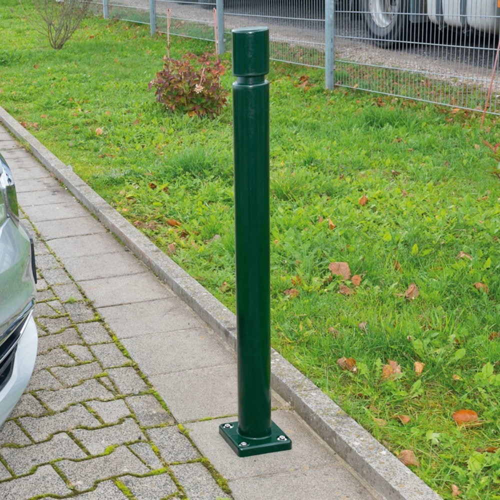 Immagine del prodotto n. 6: Paletto MORAVIA CITY FLEX, da tassellare, in TPU, AxØ 1.000 x 80 mm, verde