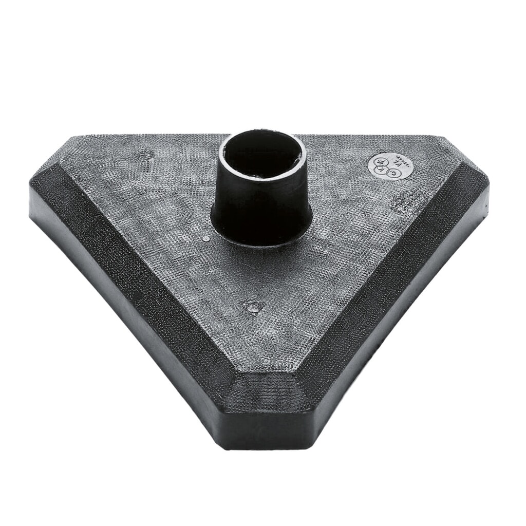 Set di paletti per catena, piedino in gomma dura (triangolare), rosso/bianco Immagine del prodotto n. 3: Set di paletti per catena, piedino in gomma dura (triangolare), rosso/bianco