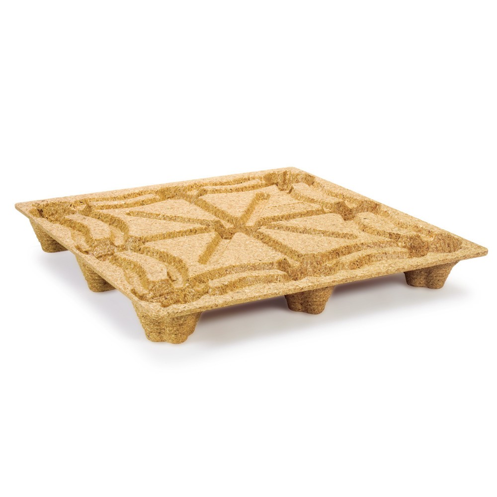 Immagine del prodotto n. 1: pallet in legno compresso, formato contenitore, 1140 x 1.140 mm, dyn. capacità di carico 1.250 kg, 9 piedi