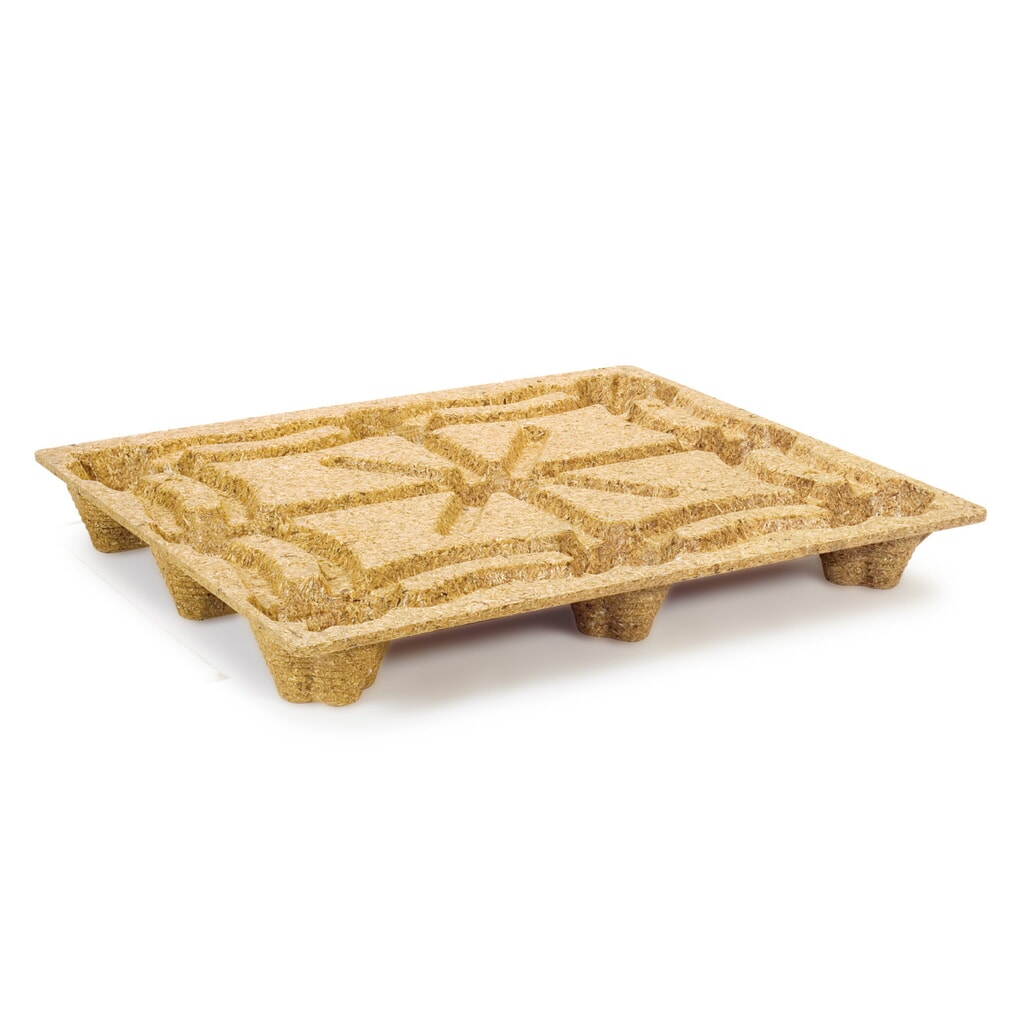 Immagine del prodotto n. 1: pallet in legno pressato, formato industriale, LxP 1.000 x 1.200 mm, din. tk 900 kg, 9 piedi
