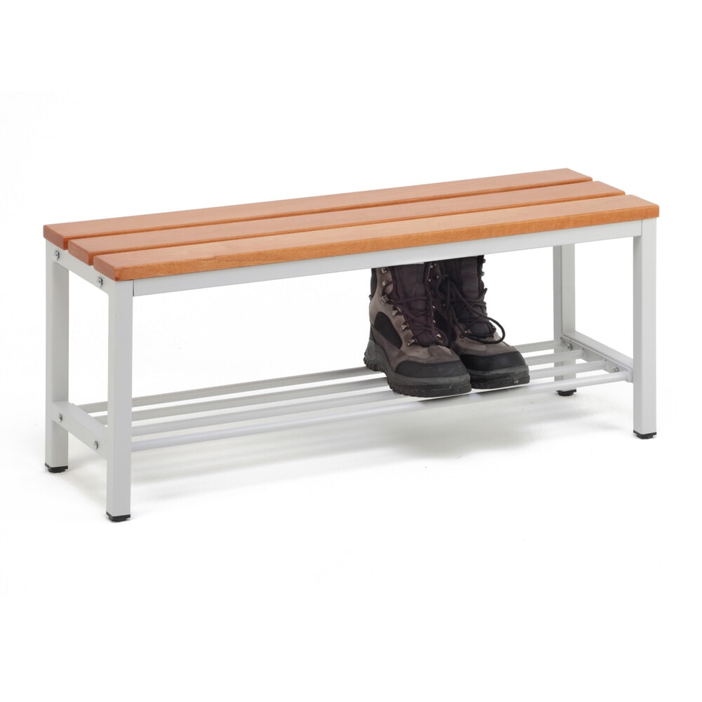 Immagine del prodotto n. 5: Panchina per spogliatoio Steinbock®, lunghezza 1.000 mm, con griglia per scarpe