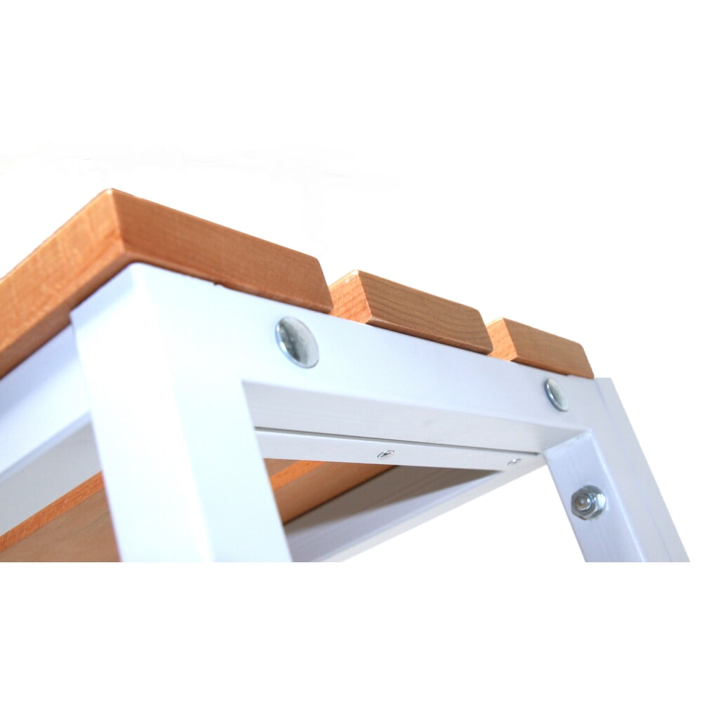 Immagine del prodotto n. 2: Panchina per spogliatoio Steinbock®, lunghezza 1.500 mm, senza griglia per scarpe