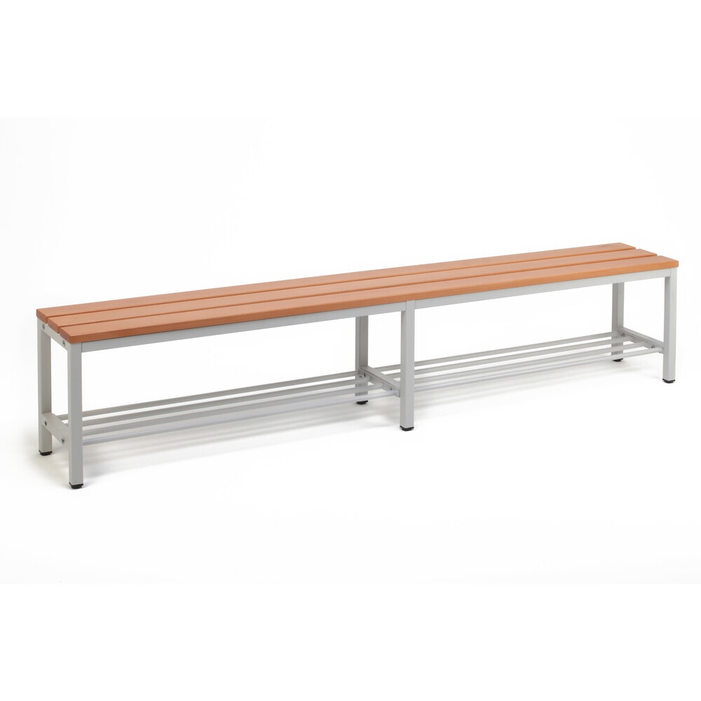 Immagine del prodotto n. 1: Panchina per spogliatoio Steinbock®, lunghezza 2.000 mm, con griglia per scarpe