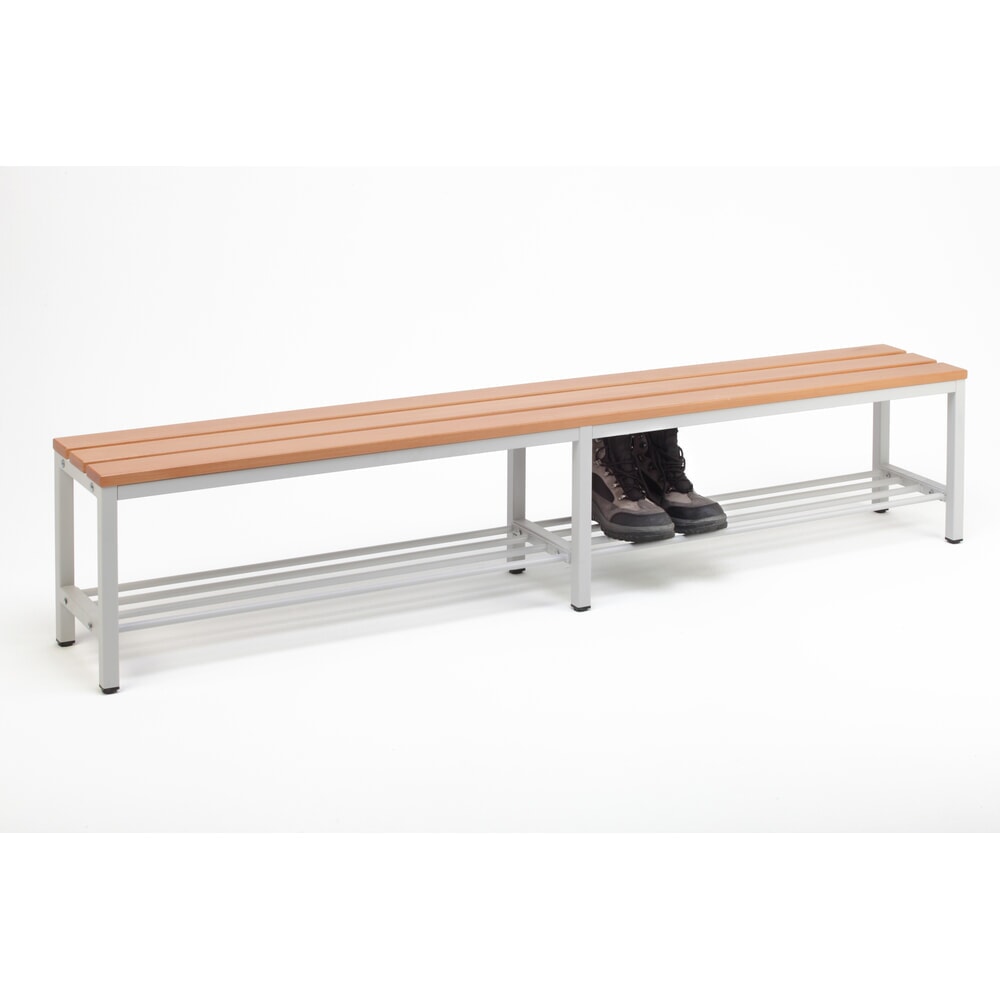 Immagine del prodotto n. 5: Panchina per spogliatoio Steinbock®, lunghezza 2.000 mm, con griglia per scarpe