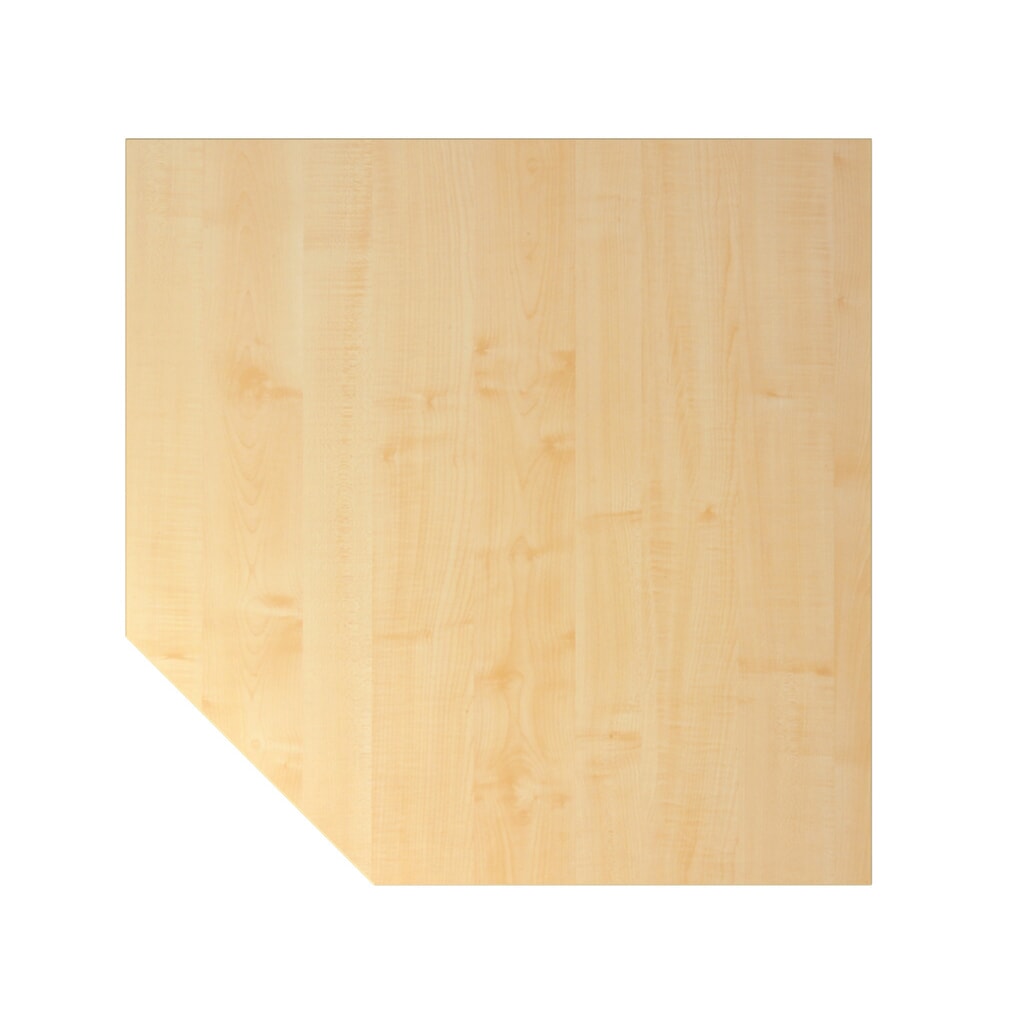 Pannello di collegamento per scrivania con funzione memory, trapezoidale, LxP 1.200 x 1.200 mm, acero Immagine del prodotto: Pannello di collegamento per scrivania con funzione memory, trapezoidale, LxP 1.200 x 1.200 mm, acero
