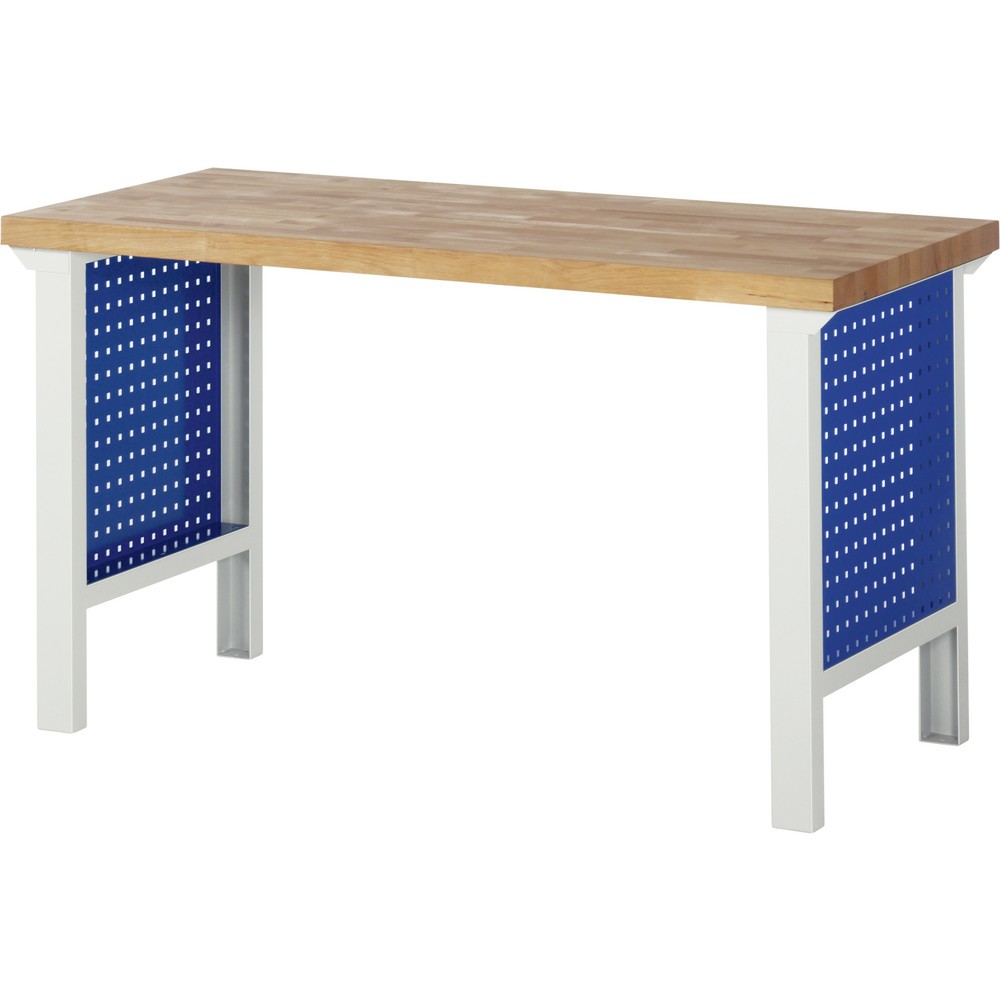 Immagine del prodotto n. 1: Pannello laterale forato RAU per piede banco da lavoro 7000, AxLxP 620 x 550 x 2 mm