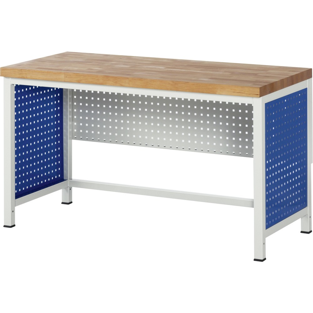 Immagine del prodotto: Pannello laterale forato RAU per piede banco da lavoro 8000, AxLxP 620 x 760 x 2 mm