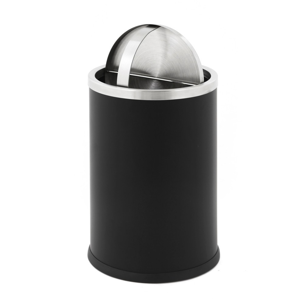 Immagine del prodotto n. 3: Cestino Swing, con coperchio girevole, 10 litri, nero