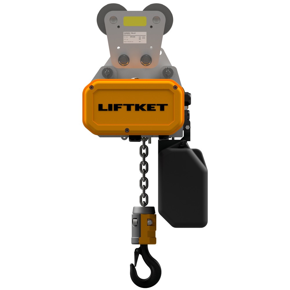 Immagine del prodotto: Paranco elettrico LIFTKET S-Line con carrello manuale, portata 125 kg, 8/2 m/min