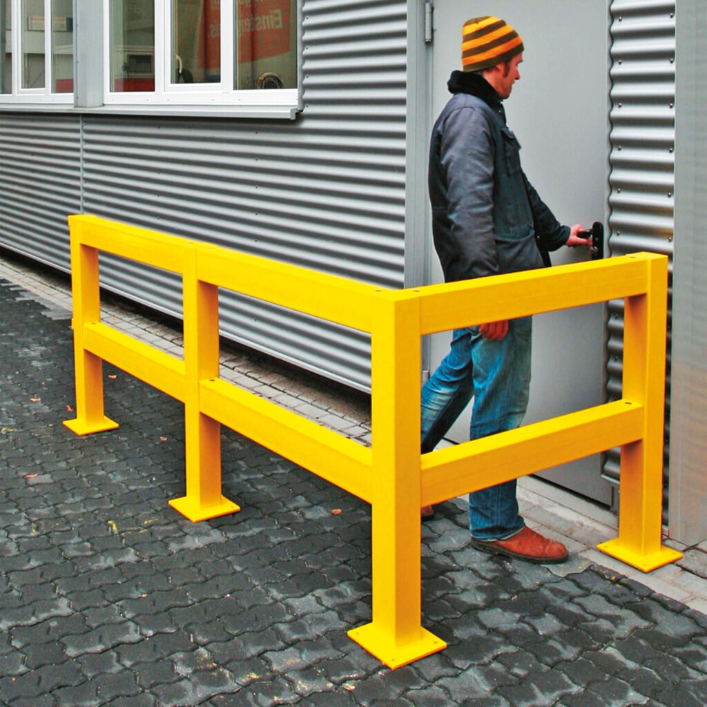 Traversa per parapetto anticollisione, impiego interno, larghezza 1.500 mm Immagine del prodotto n. 4: Traversa per parapetto anticollisione, impiego interno, larghezza 1.500 mm