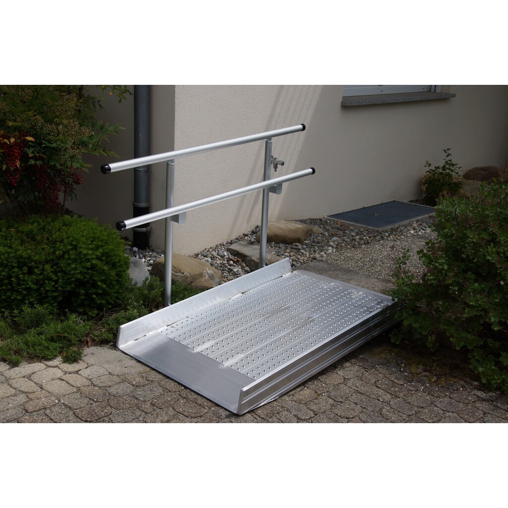 Parapetto per ponte Altec con striscia di appoggio, lunghezza 1.500 mm Immagine del prodotto: Parapetto per ponte Altec con striscia di appoggio, lunghezza 1.500 mm