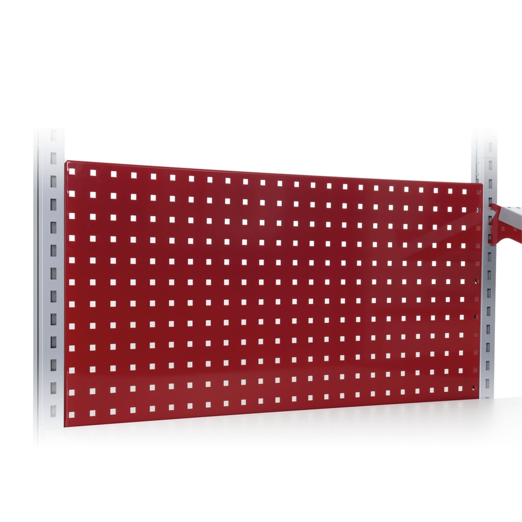 Pannello posteriore forato per tavoli da condizionamento Rocholz FLEX, AxLxP 500 x 1.000 x 30 mm Immagine del prodotto: Pannello posteriore forato per tavoli da condizionamento Rocholz FLEX, AxLxP 500 x 1.000 x 30 mm
