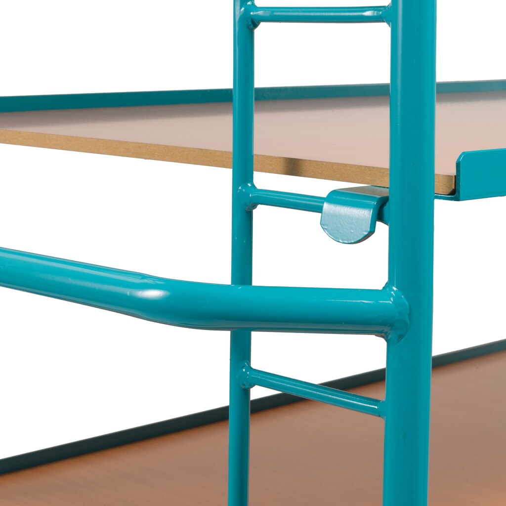 carrello a ripiani Ameise®, 3 pavimenti in legno variabili ciascuno 1.615 x 635 mm Immagine del prodotto n. 2: carrello a ripiani Ameise®, 3 pavimenti in legno variabili ciascuno 1.615 x 635 mm