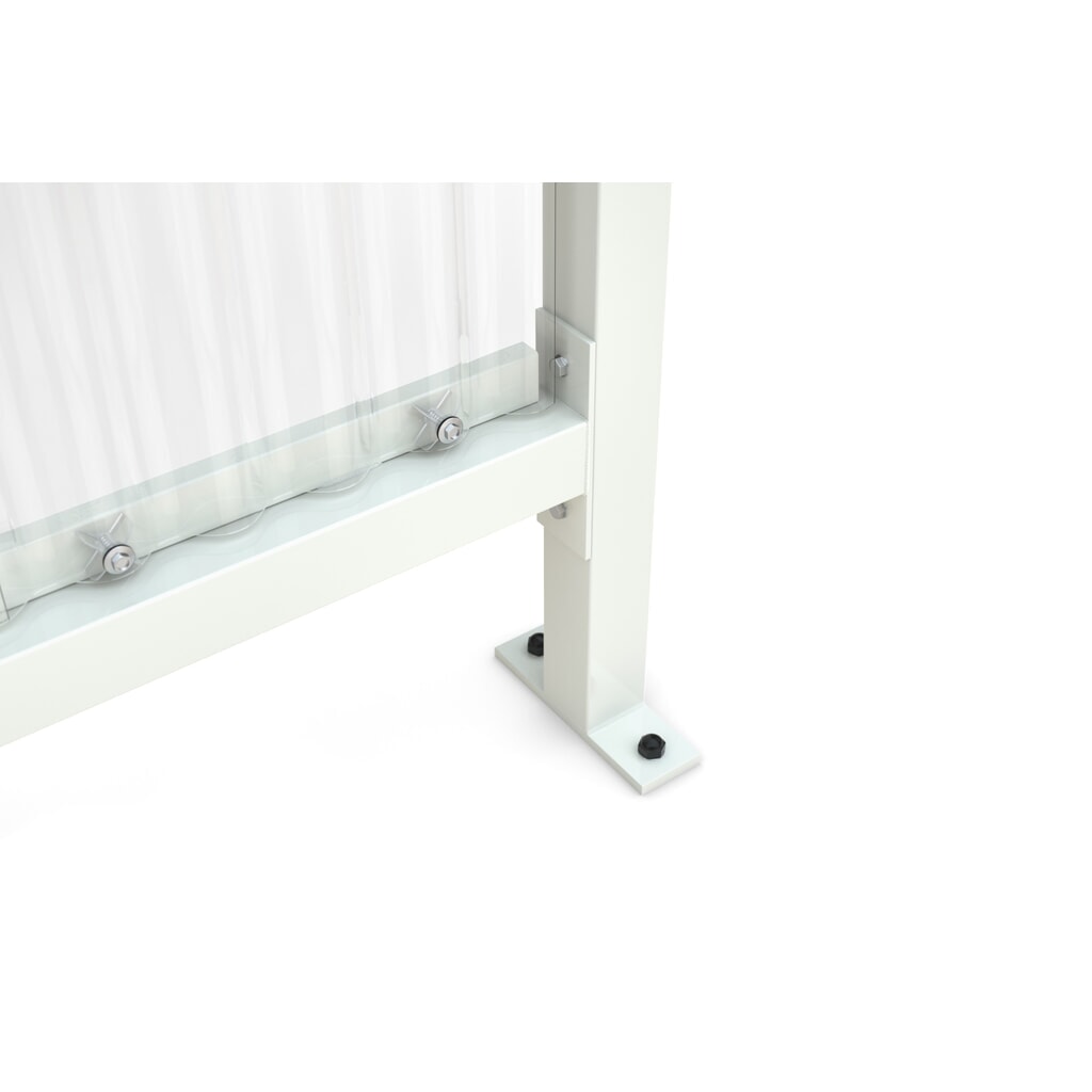 Rifugio fumatori BASIC, per 5 persone, grigio-bianco Immagine del prodotto n. 2: Rifugio fumatori BASIC, per 5 persone, grigio-bianco