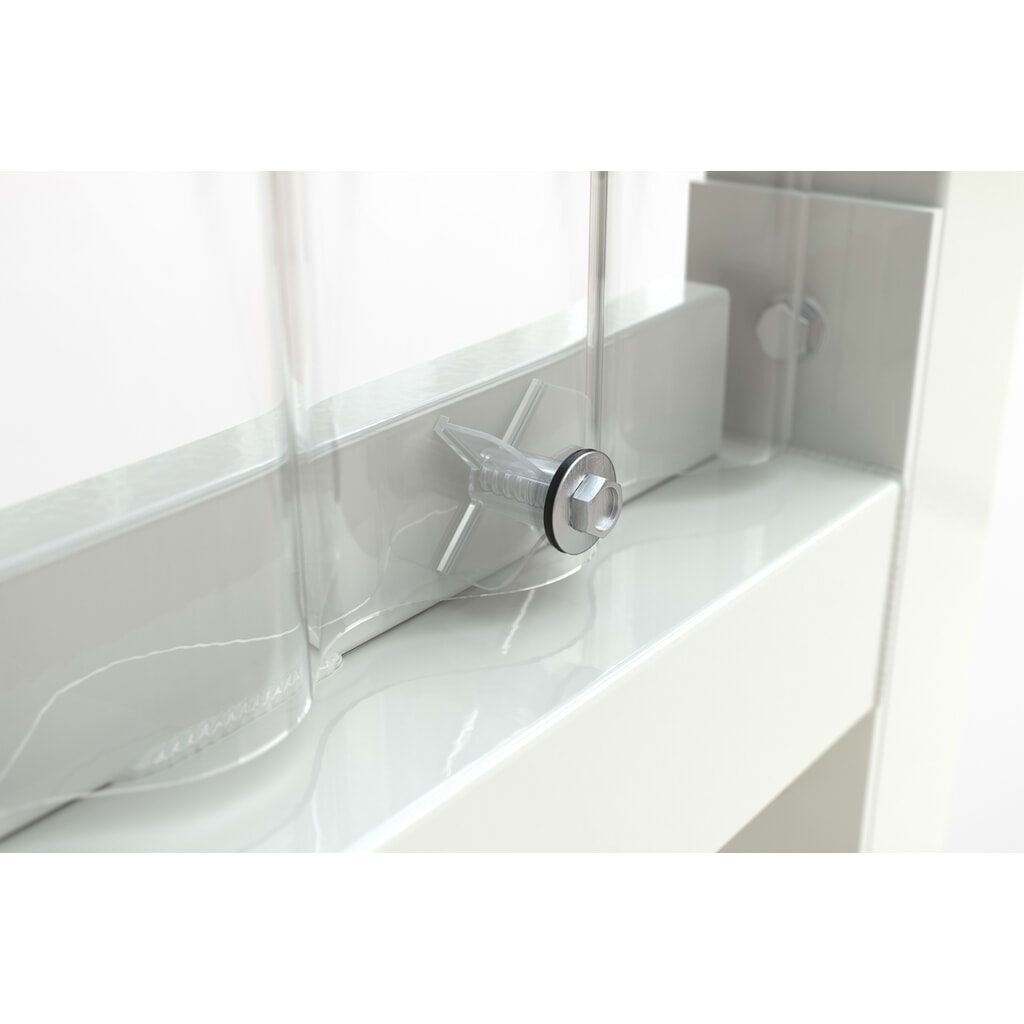 Rifugio fumatori BASIC, per 5 persone, grigio-bianco Immagine del prodotto n. 6: Rifugio fumatori BASIC, per 5 persone, grigio-bianco