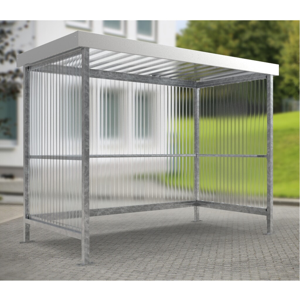 Immagine del prodotto n. 8: Rifugio fumatori BASIC, per 5 persone, grigio-bianco