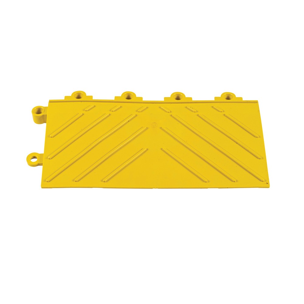Immagine del prodotto n. 2: Bordatura per sistema a incastro piani calpestabili, con aggetti di innesto, LxP 152 x 305 mm, giallo