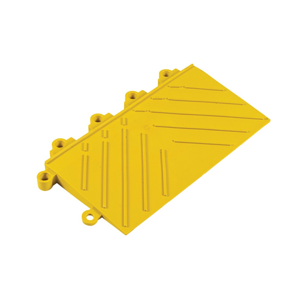 Immagine del prodotto n. 4: Bordatura per sistema a incastro piani calpestabili, con aggetti di innesto, LxP 152 x 305 mm, giallo