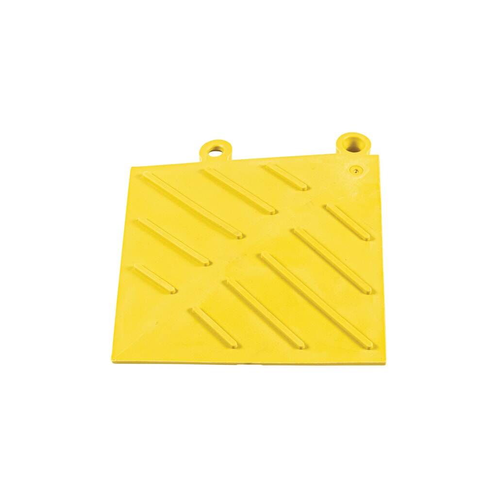 Pezzo angolare per sistema a incastro piani calpestabili, LxP 152 x 152 mm, giallo Immagine del prodotto n. 4: Pezzo angolare per sistema a incastro piani calpestabili, LxP 152 x 152 mm, giallo