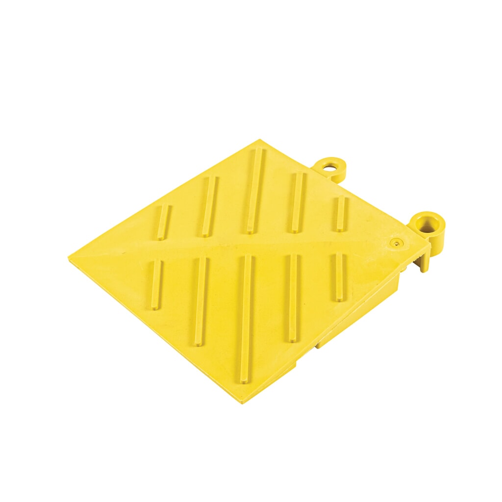 Pezzo angolare per sistema a incastro piani calpestabili, LxP 152 x 152 mm, giallo Immagine del prodotto n. 5: Pezzo angolare per sistema a incastro piani calpestabili, LxP 152 x 152 mm, giallo
