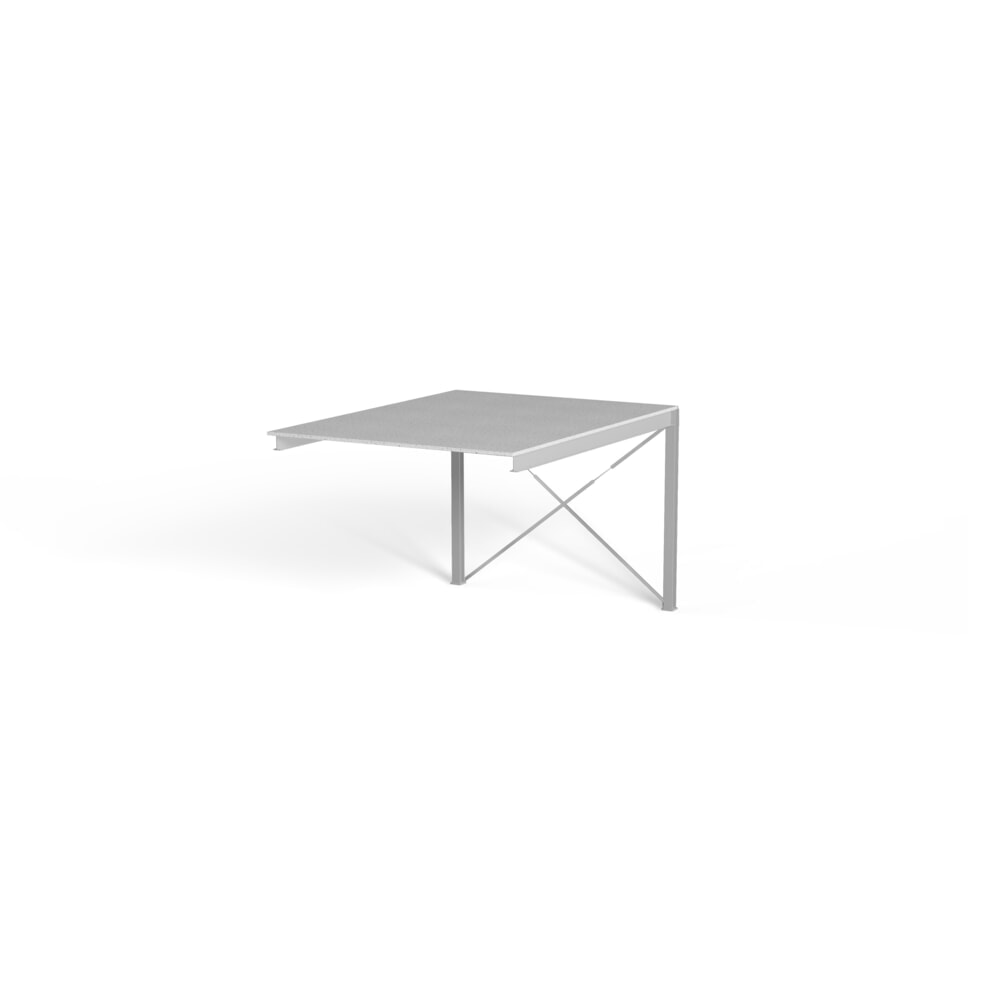 Immagine del prodotto n. 7: Pianerottolo per sistema modulare per soppalchi, uscita a sinistra, grigio chiaro