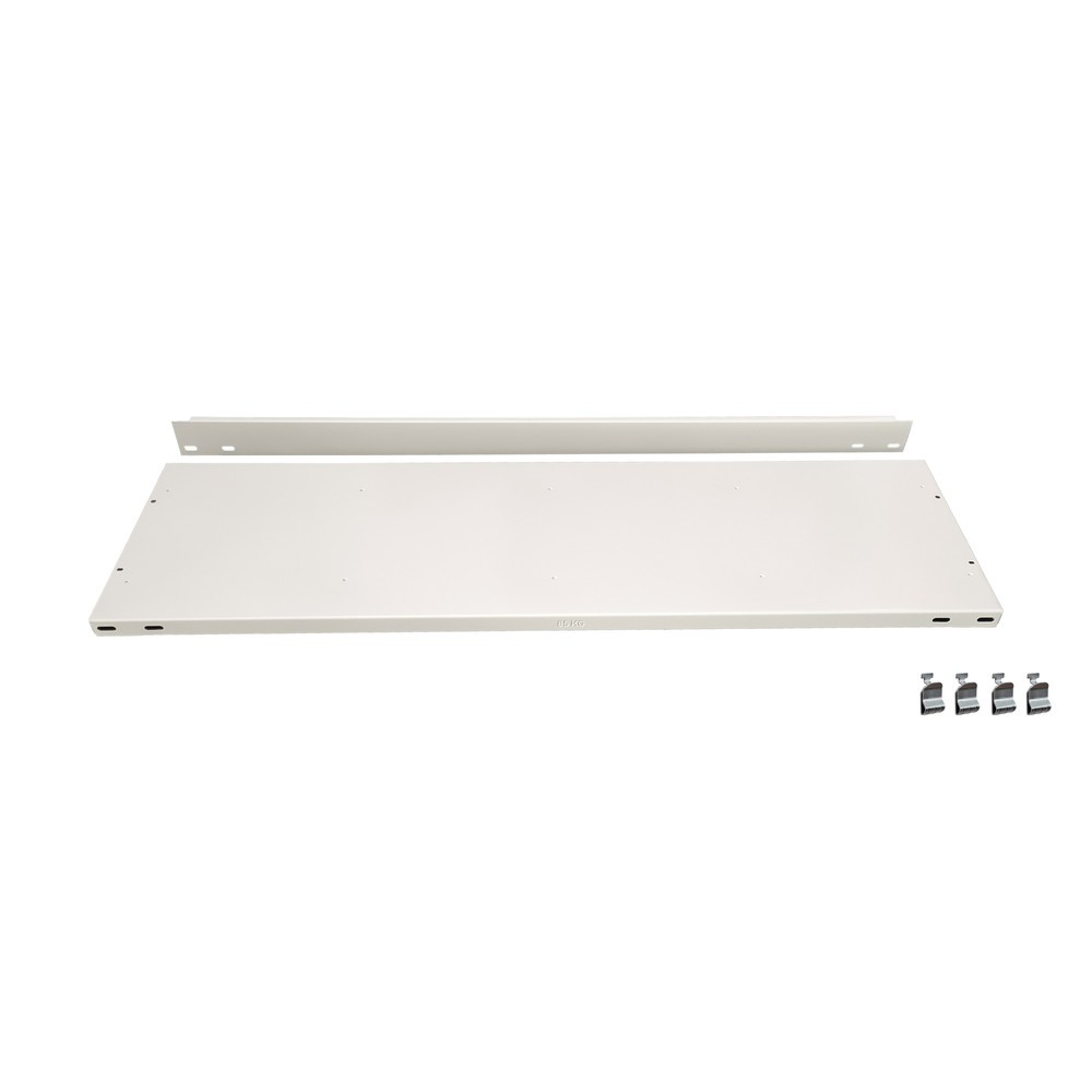 Immagine del prodotto: Piano base supplementare per scaffalatura per documenti SCHULTE in nero, con spondine posteriori, LxP 750 x 300 mm