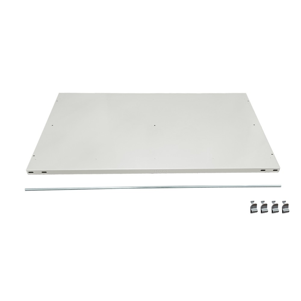 Immagine del prodotto: Piano base supplementare per scaffalatura per documenti SCHULTE in nero, con spondine posteriori, LxP 750 x 600 mm