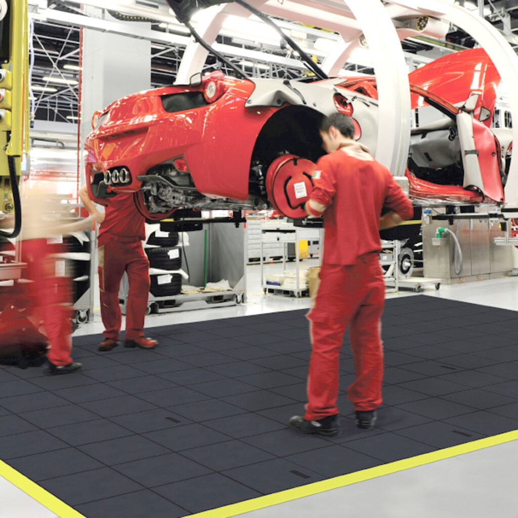 Immagine del prodotto n. 8: Piano calpestabile per postazioni di lavoro con montaggio, sistema a incastro, chiuso, LxP 910 x 910 mm