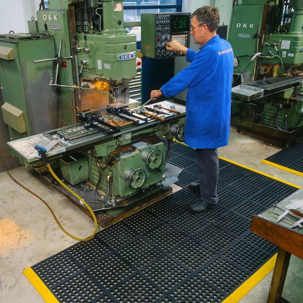 Immagine del prodotto n. 6: Piano calpestabile per postazioni di lavoro con montaggio, sistema a incastro, forato, LxP 910 x 910 mm