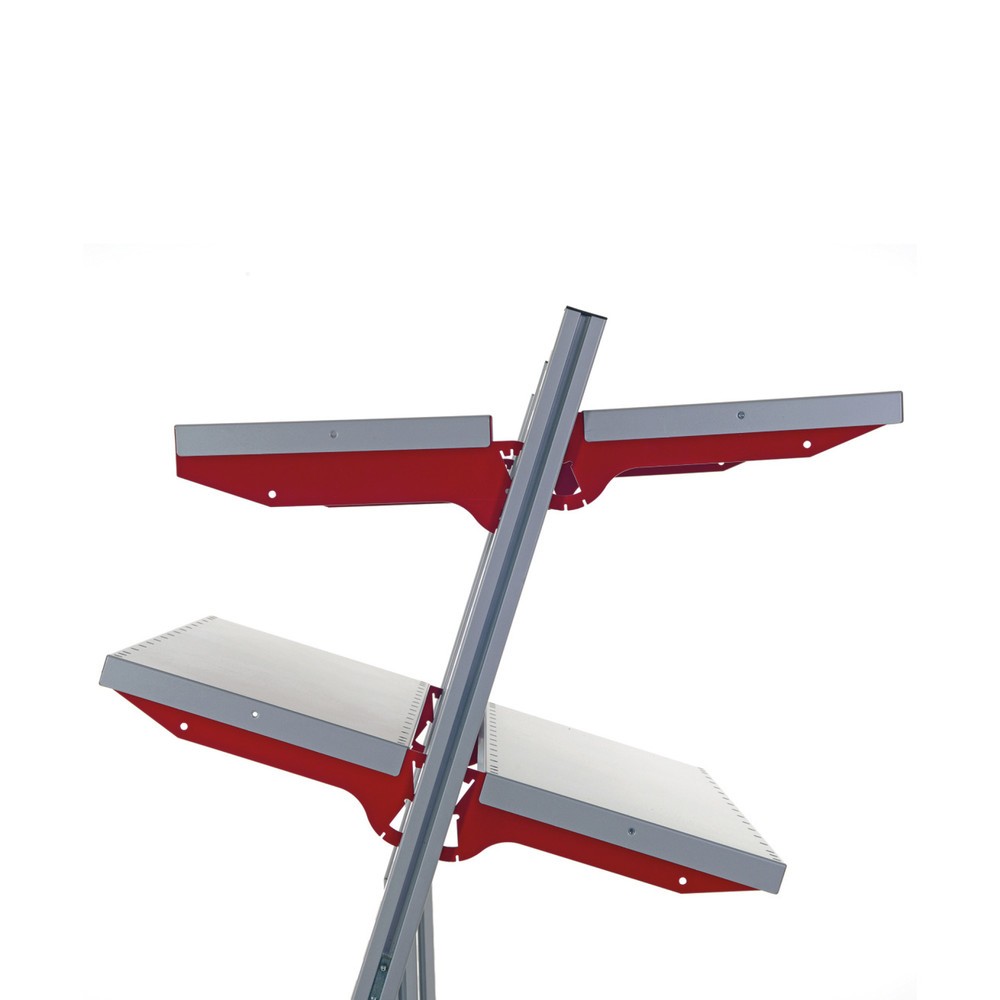 Immagine del prodotto: Piano di appoggio per postazione da imballaggio completa BASIC, LxP 1.000 x 200 mm