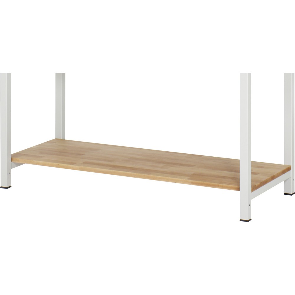 Immagine del prodotto: Piano di appoggio RAU per banco da lavoro per carichi pesanti, AxLxP 40 x 1.200 x 660 mm, piano di lavoro in faggio massiccio