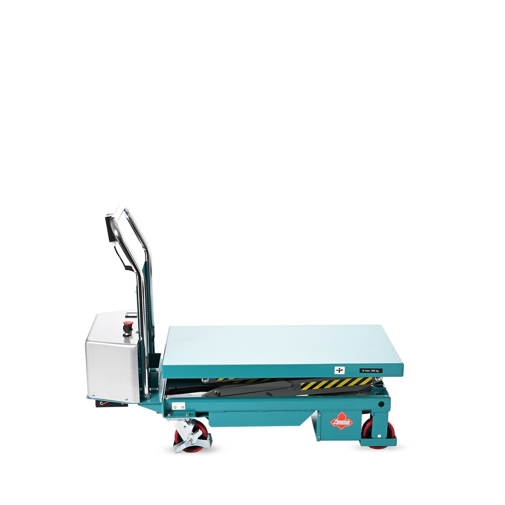 Immagine del prodotto n. 4: Carello a doppio pantografo con piano elevatore Ameise®, elettrico, portata 350 kg, da 910 x 500 mm