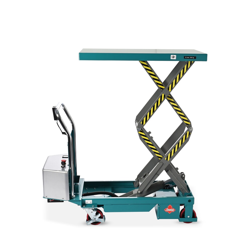 Immagine del prodotto n. 6: Carello a doppio pantografo con piano elevatore Ameise®, elettrico, portata 350 kg, da 910 x 500 mm