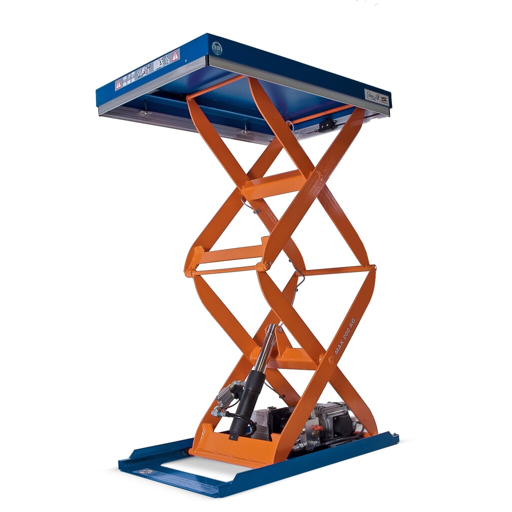 Piano elevatore a doppio pantografo EdmoLift® serie C, portata 200 kg, piattaforma da 900 x 600 mm Immagine del prodotto: Piano elevatore a doppio pantografo EdmoLift® serie C, portata 200 kg, piattaforma da 900 x 600 mm