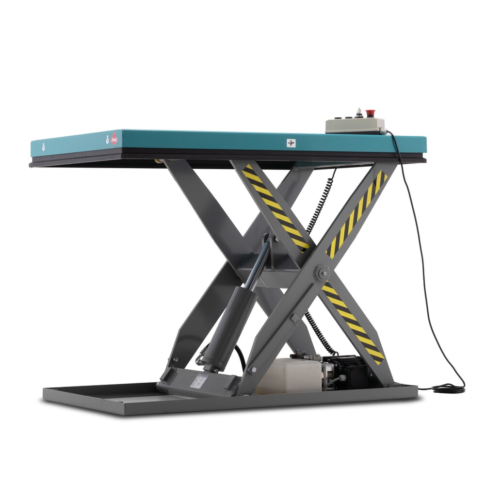 Immagine del prodotto: Piano elevatore a pantografo Ameise®, pantografo semplice, portata 500 kg, piattaforma da 1.300 x 800 mm