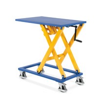 Immagine del prodotto n. 1: Piano elevatore a pantografo con mandrino, portata 300 kg, piattaforma da 950 x 600 mm