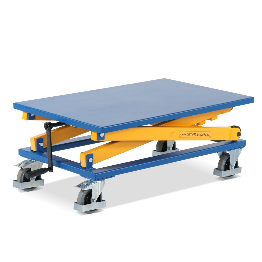 Immagine del prodotto n. 3: Piano elevatore a pantografo con mandrino, portata 300 kg, piattaforma da 1.150 x 750 mm
