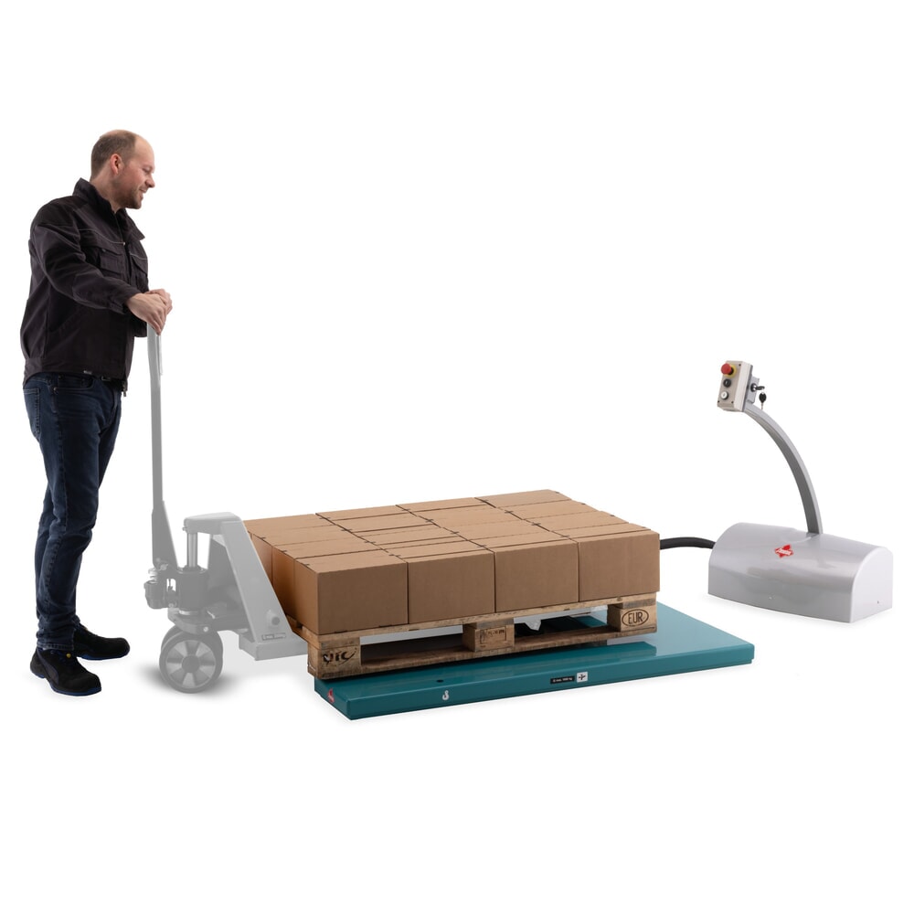 Immagine del prodotto n. 5: Piano elevatore a pantografo piatto Ameise®, forma a U, portata 1.000 kg