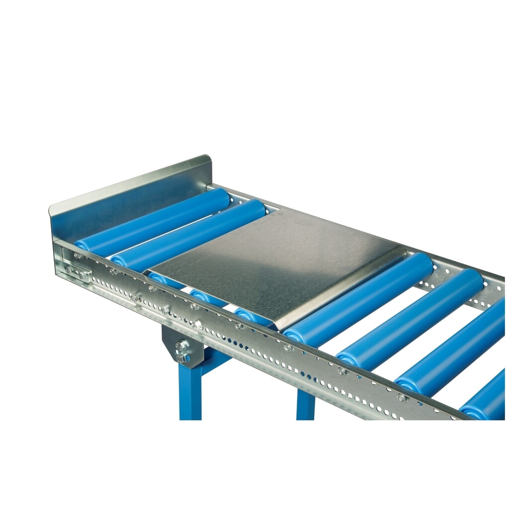 Lamiera freno per nastro trasportatore a rulli leggera BLUME, larghezza nastro 300 - 500 mm, distanza tra assi 62,5 mm Immagine del prodotto: Lamiera freno per nastro trasportatore a rulli leggera BLUME, larghezza nastro 300 - 500 mm, distanza tra assi 62,5 mm