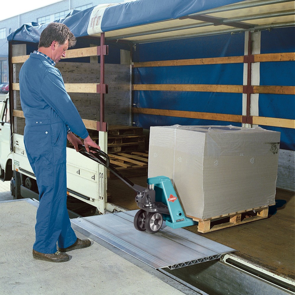 Immagine del prodotto: Ponte basculante, con dispositivo di sicurezza anti-caduta manuale, portata 4.000 kg, LxL 1.500 x 410 mm
